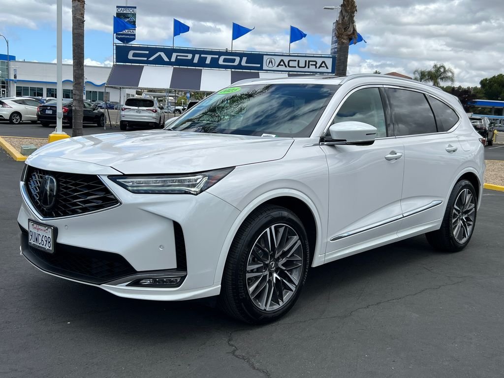 Certified Used 2025 Platinum White Pearl Acura SH-AWD ADVANCE image 3