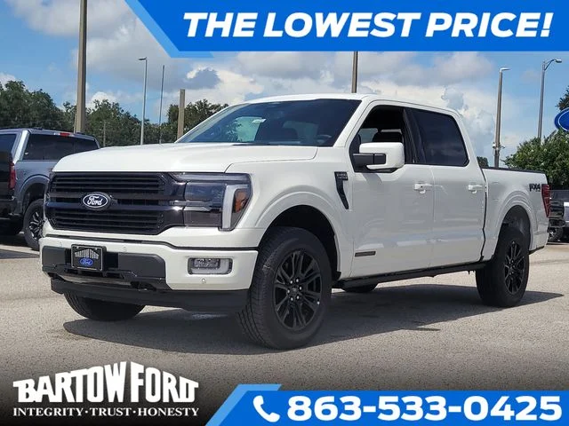 New 2026 White Metallic Ford Platinum image 1