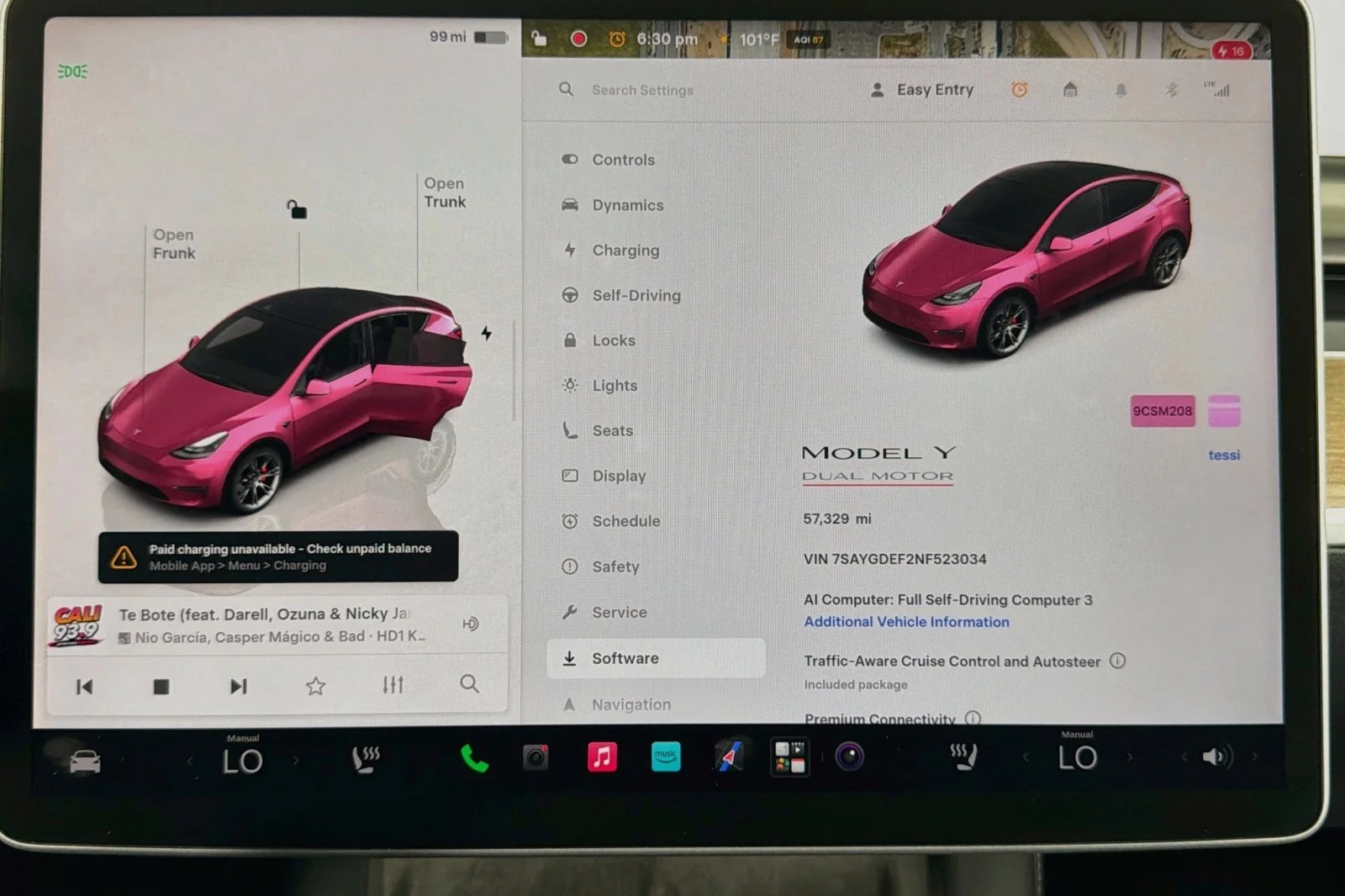 Used 2022 GRAY Tesla Performance image 17