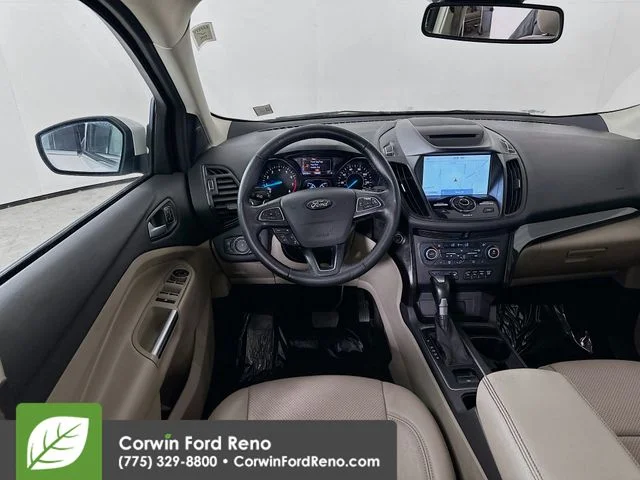 Certified Used 2018 White Platinum Clearcoat Metallic Ford Titanium image 22