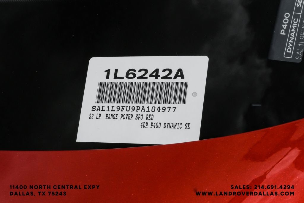 Used 2023 Firenze Red Metallic Land Rover SE Dynamic image 68