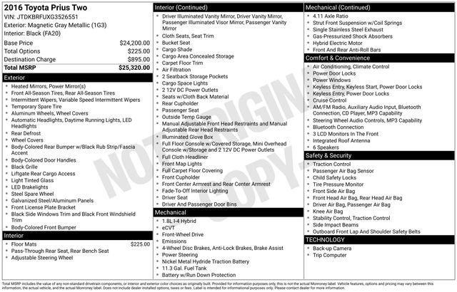 Used 2016 Gray Toyota Two image 33