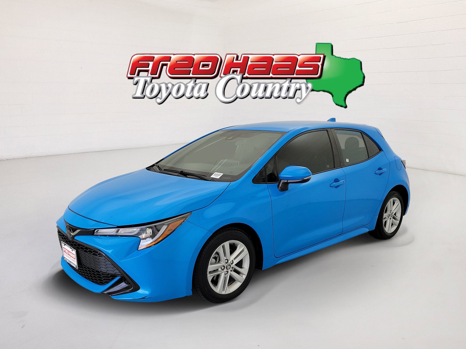 Used 2021 Blue Flame Toyota SE image 1