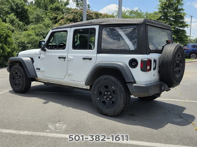 Used 2023 Bright White Clearcoat JEEP SPORT 4 DOOR 4X4 image 3