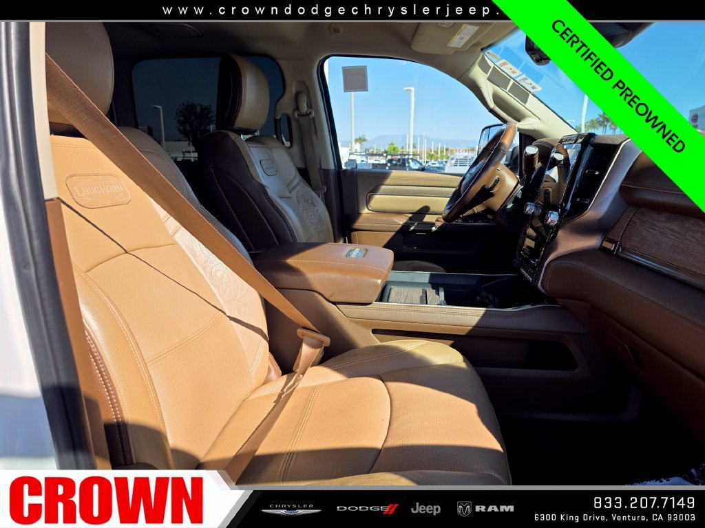 Certified Used 2021 White Ram Limited Longhorn image 13