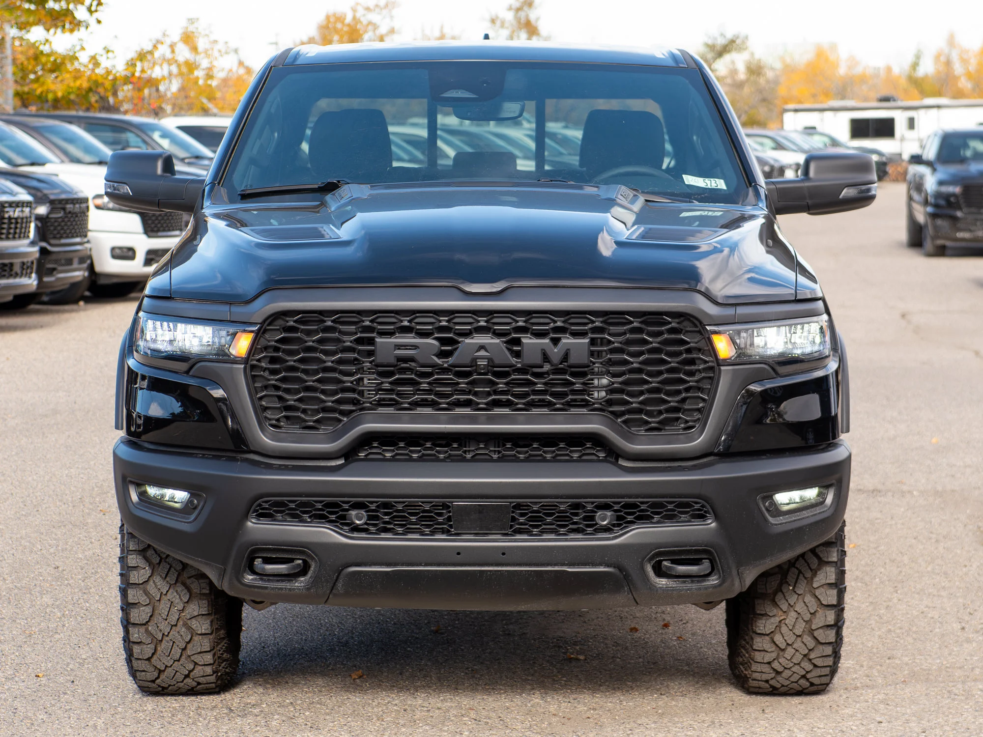 New 2026 Black RAM Rebel* Crew Cab 4x4, Heated Seats/Wheel, 33 Inch Tires, Nav, Alpine Audio image 10