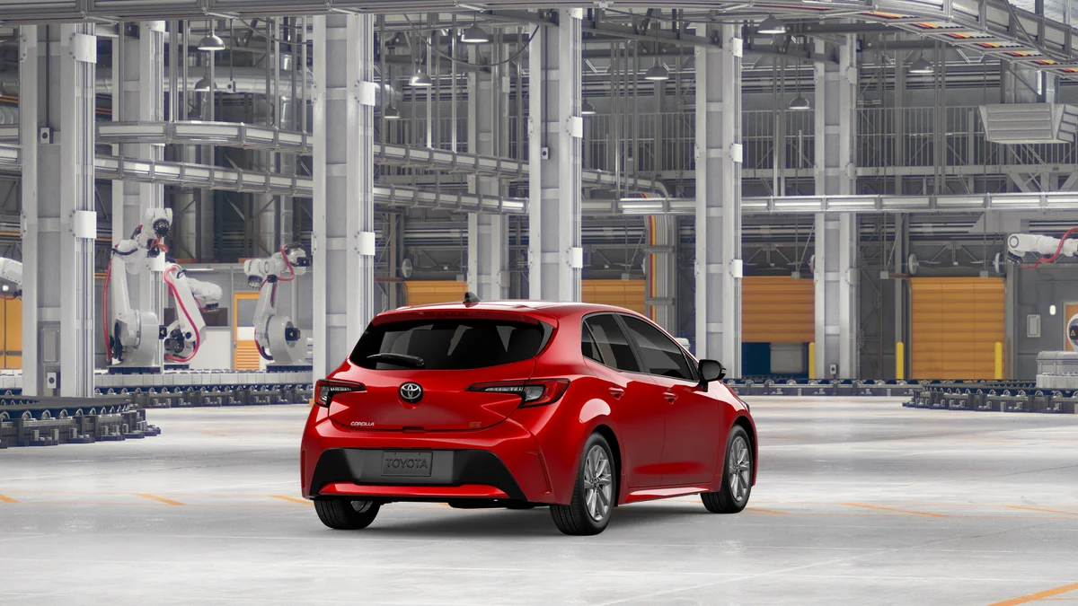 New 2027 Finish Line Red Toyota SE image 9