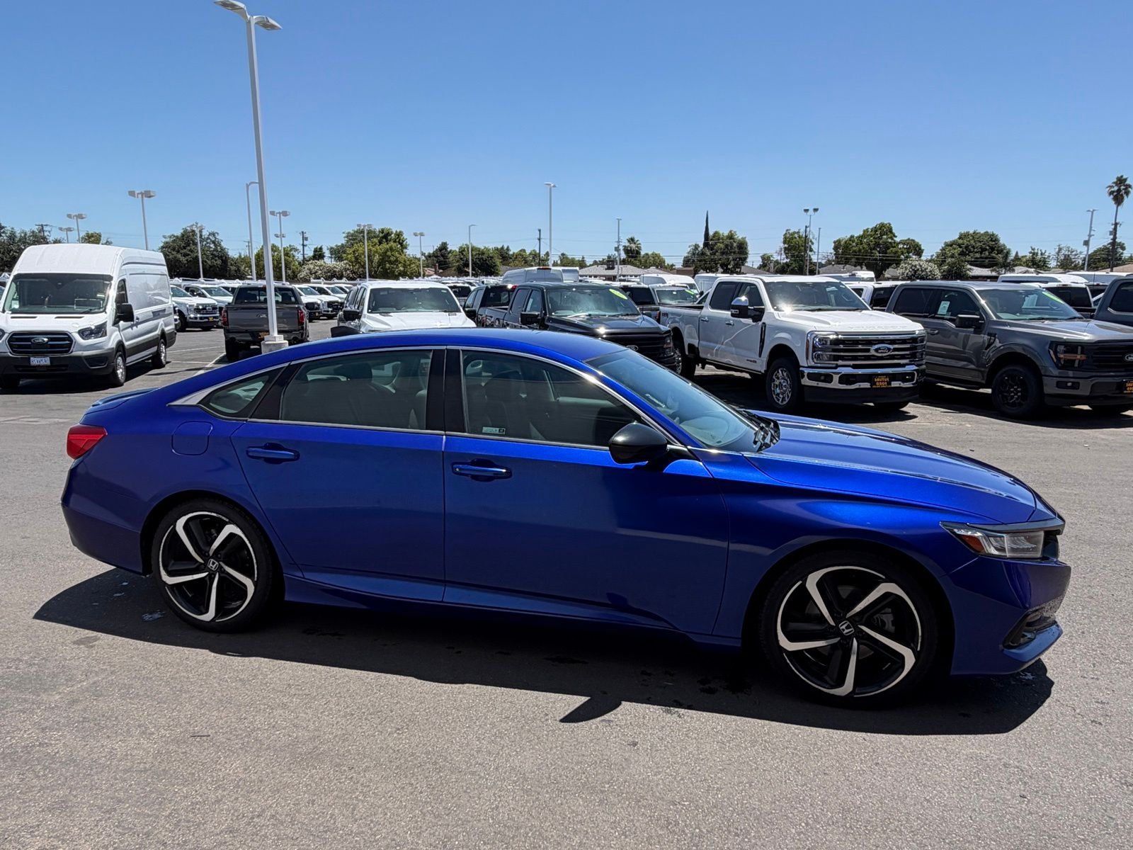 Used 2022 Blue Honda Sport Special Edition image 1