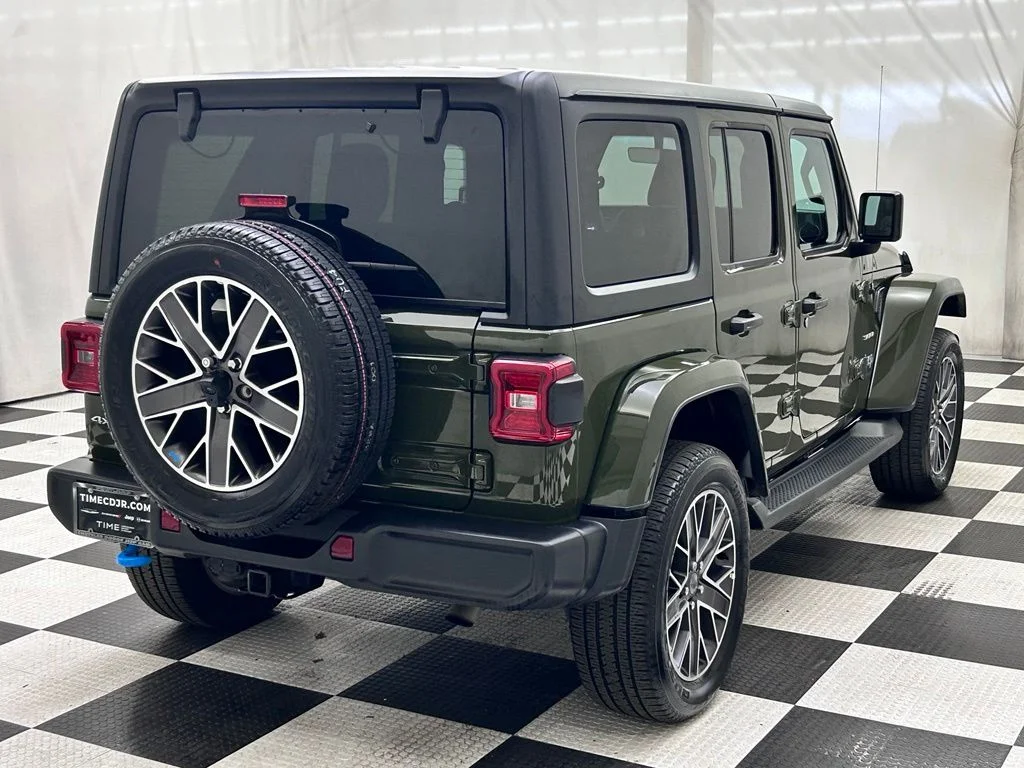 Used 2023 Green Jeep Sahara 4xe image 7