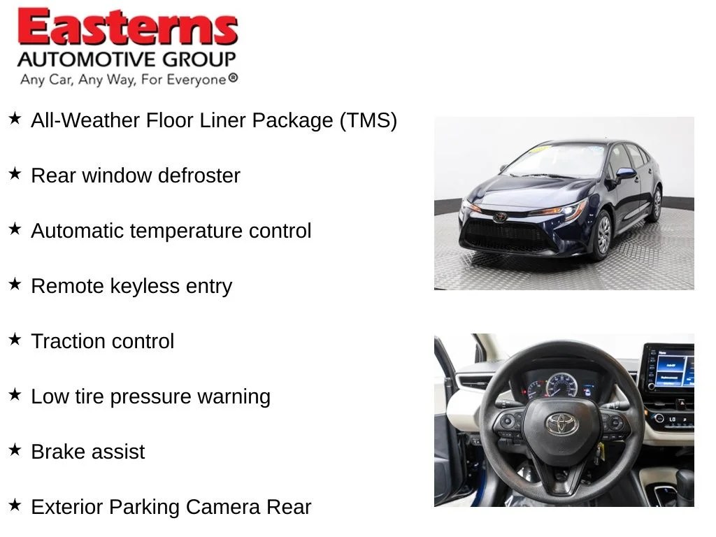 Used 2021 Blue Toyota LE image 11