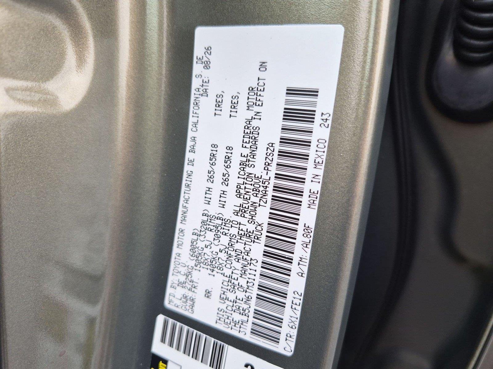 New 2026 Bronze Oxide Toyota TRD Sport image 35