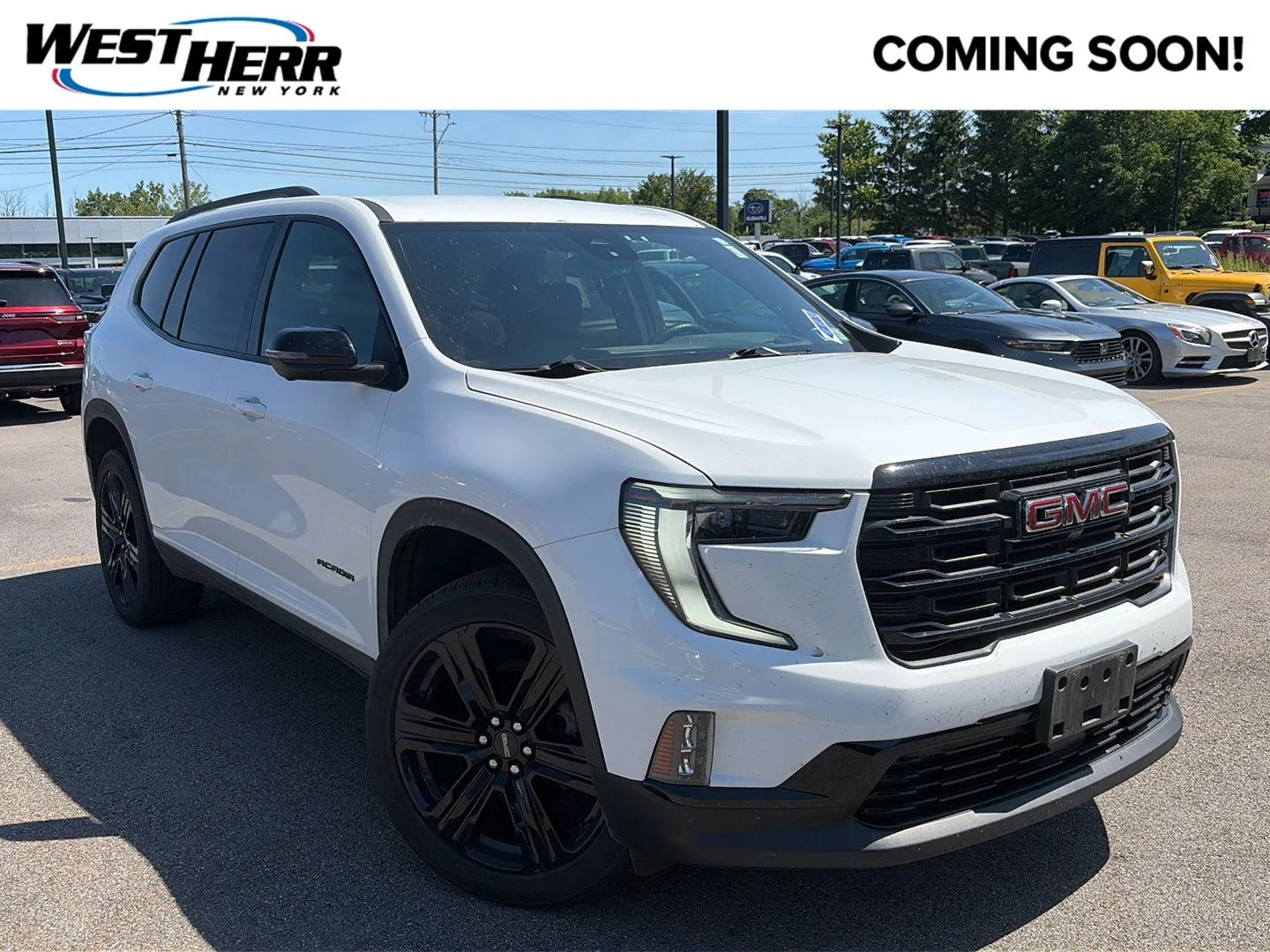 Used 2024 Summit White GMC AWD Elevation image 1