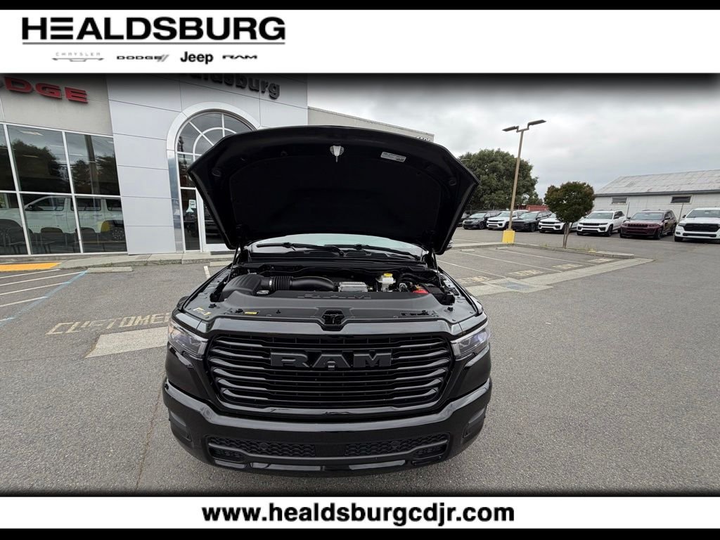 New 2026 Diamond Black Crystal Pearl-Coat Exterior Paint RAM Laramie image 27