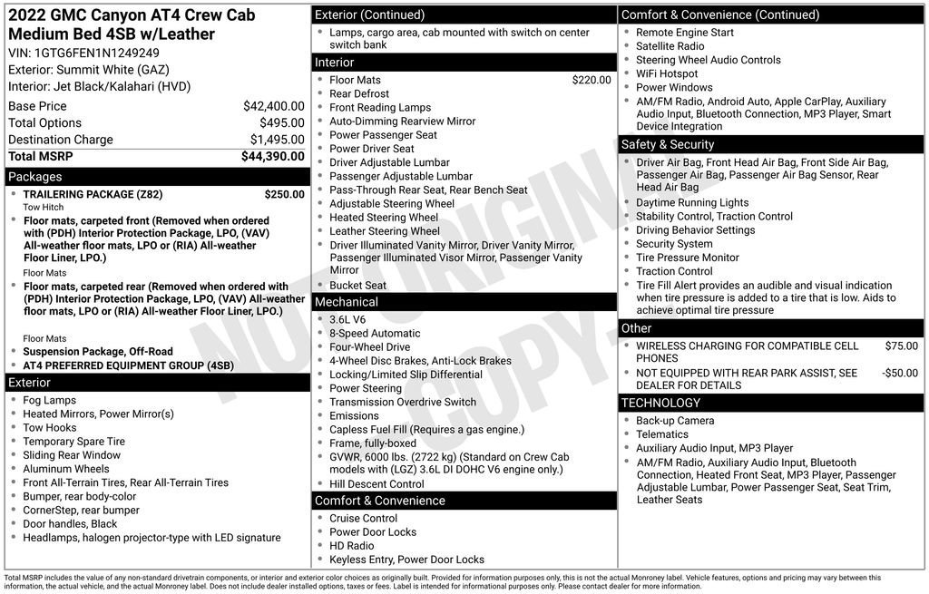 2022 GMC Canyon AT4 - Photo 33