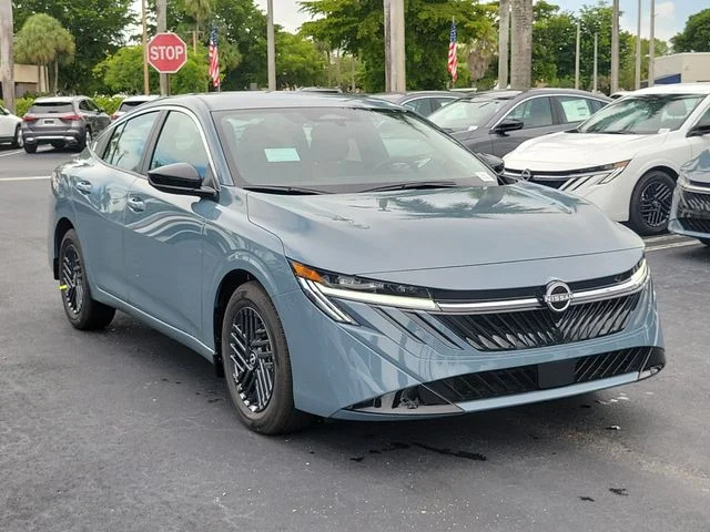 New 2027 Atlantic Gray Metallic Nissan SV image 3