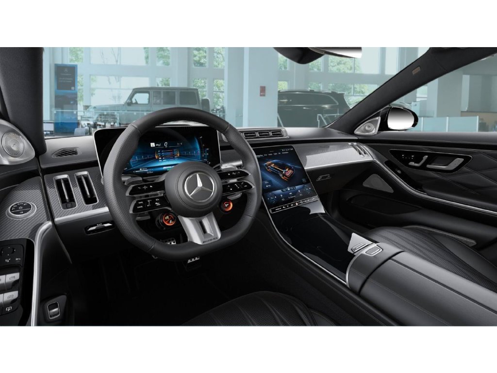 New 2026 MANUFAKTUR Moonlight White Metallic Mercedes-Benz S 63 E AMG® image 3