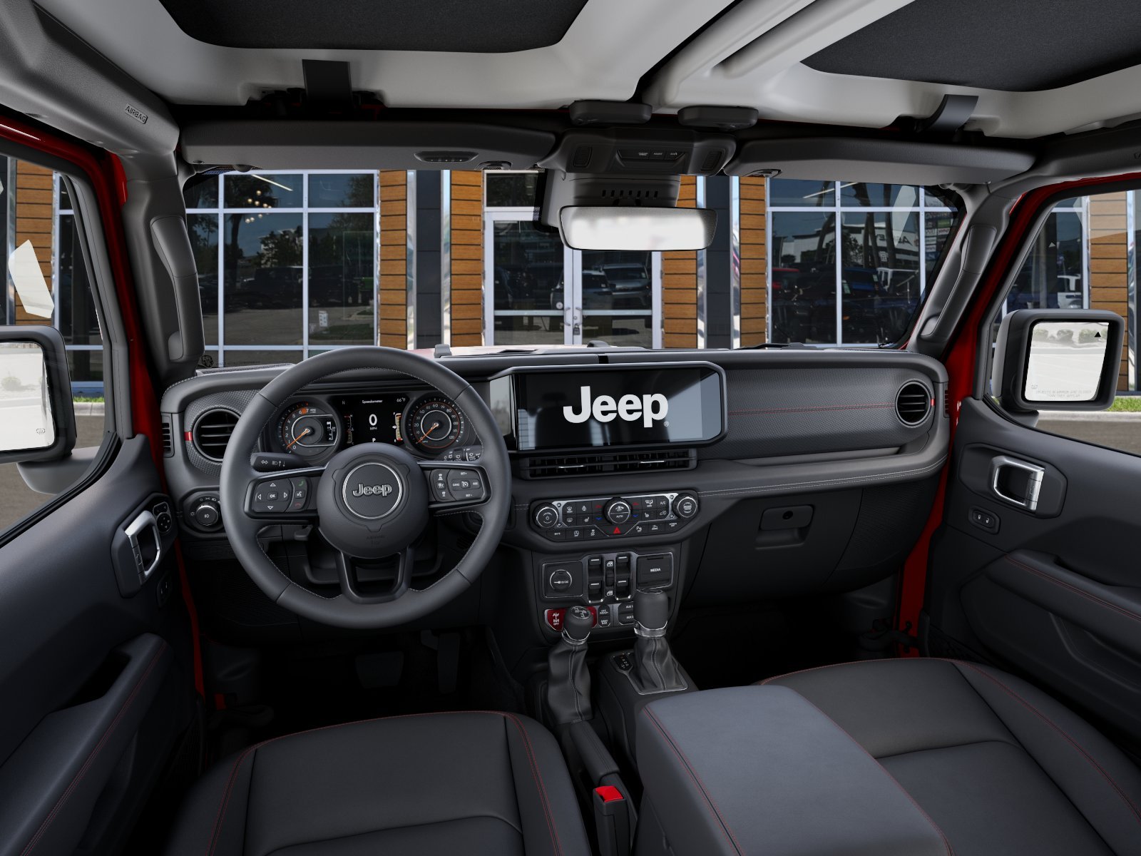 New 2026 Firecracker Red Clear-Coat Exterior Paint Jeep Rubicon X image 14
