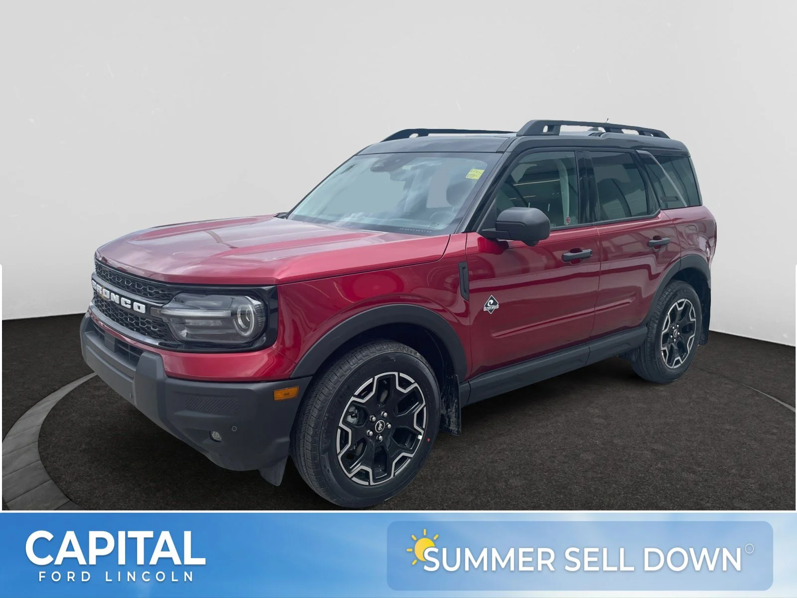 New 2026 Ruby Red Metallic Tinted Clearcoat Ford Outer Banks image 1