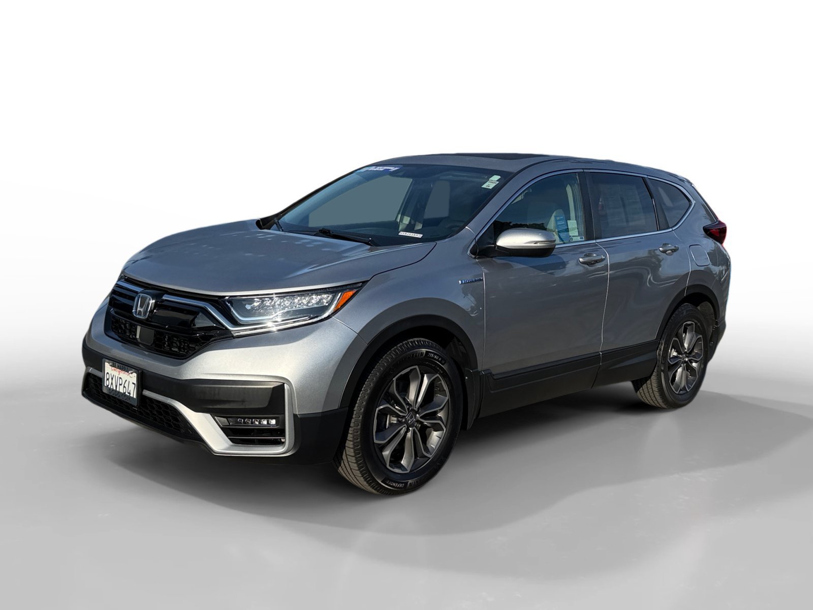 Used 2021 Lunar Silver Metallic Honda EX image 1