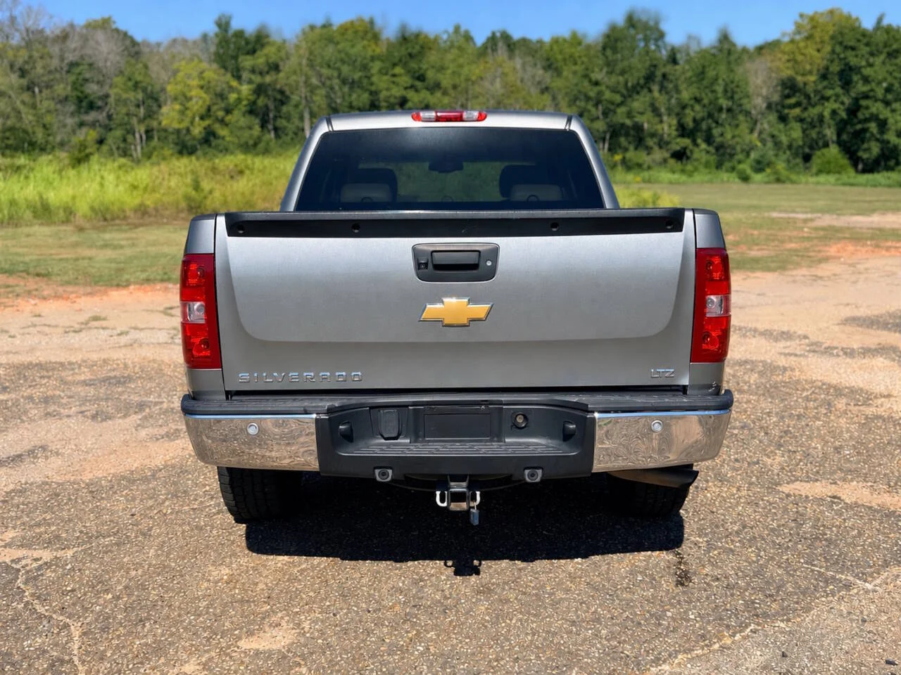Used 2013 Gray Chevrolet LTZ 4x4 4dr Crew Cab 5.8 ft. SB image 4
