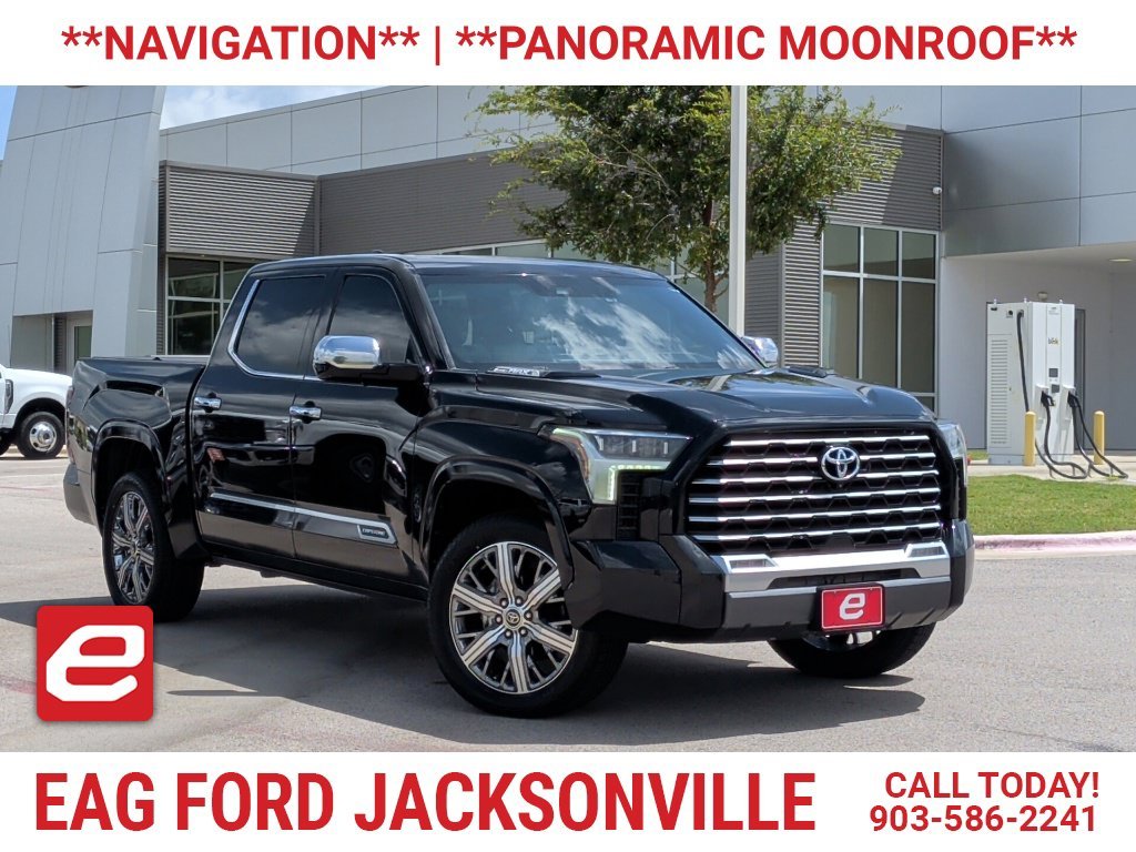 Used 2022 Midnight Black Metallic Toyota Capstone image 1