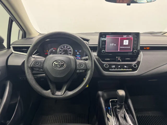 Used 2022 Classic Silver Metallic Toyota LE image 3