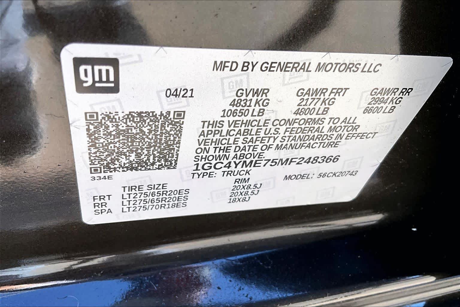 Used 2021 Oxford Brown Metallic Chevrolet Custom image 33