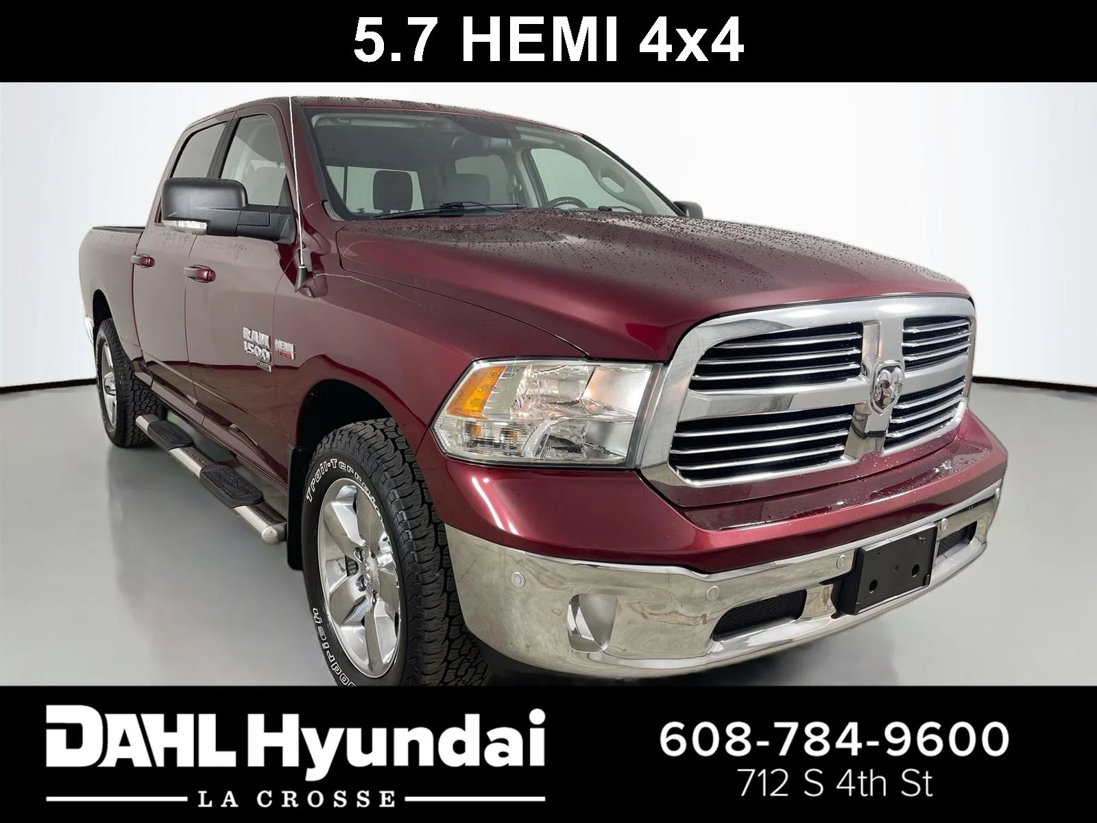 Used 2019 Delmonico Red Pearlcoat Ram Big Horn image 1