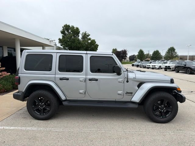 Used 2021 Billet Silver Metallic Clearcoat Jeep Unlimited Sahara Altitude image 6