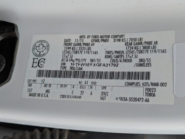 Used 2016 White Ford XLT image 16