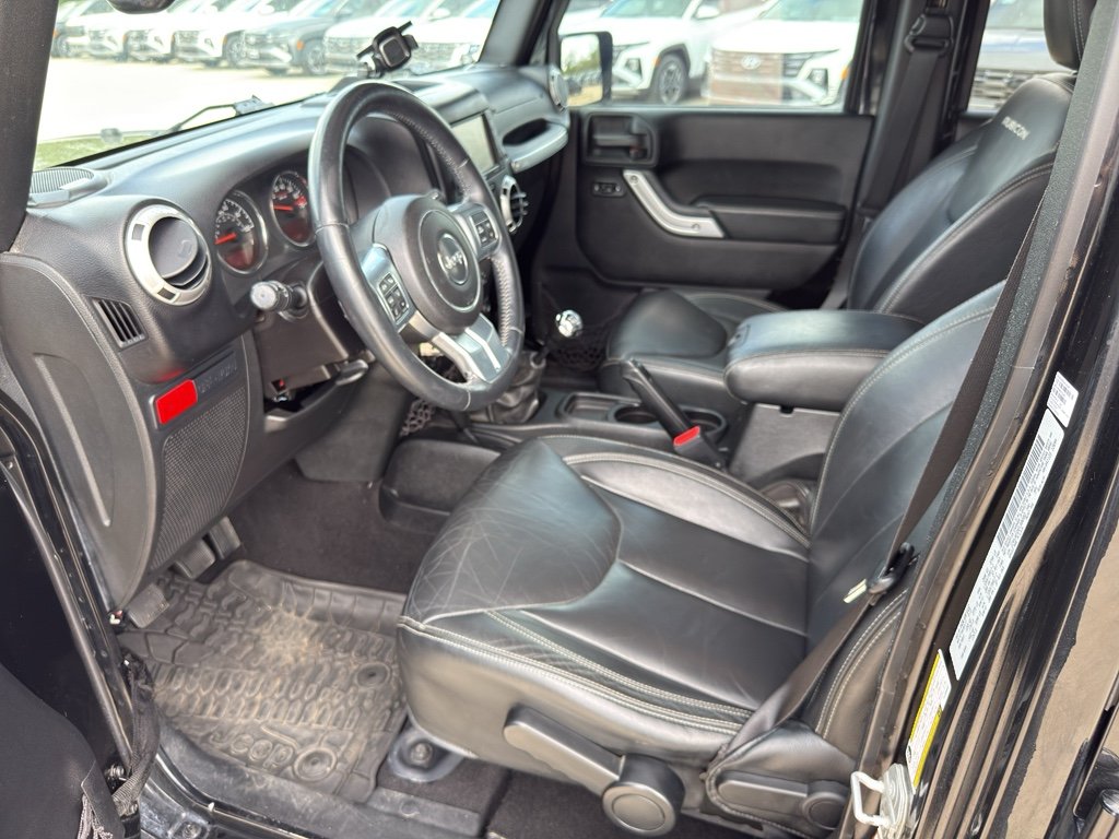 Used 2015 Black Clearcoat Jeep Rubicon Hard Rock image 10