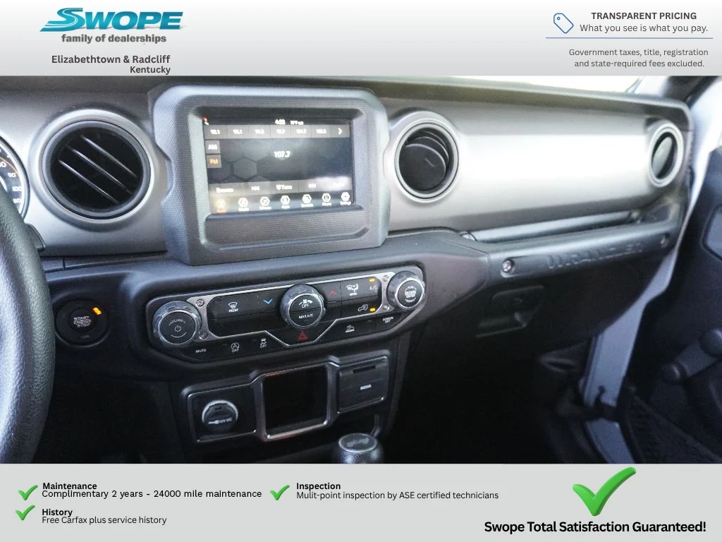 Used 2022 Silver Zynith Clearcoat Jeep Unlimited Sport image 18