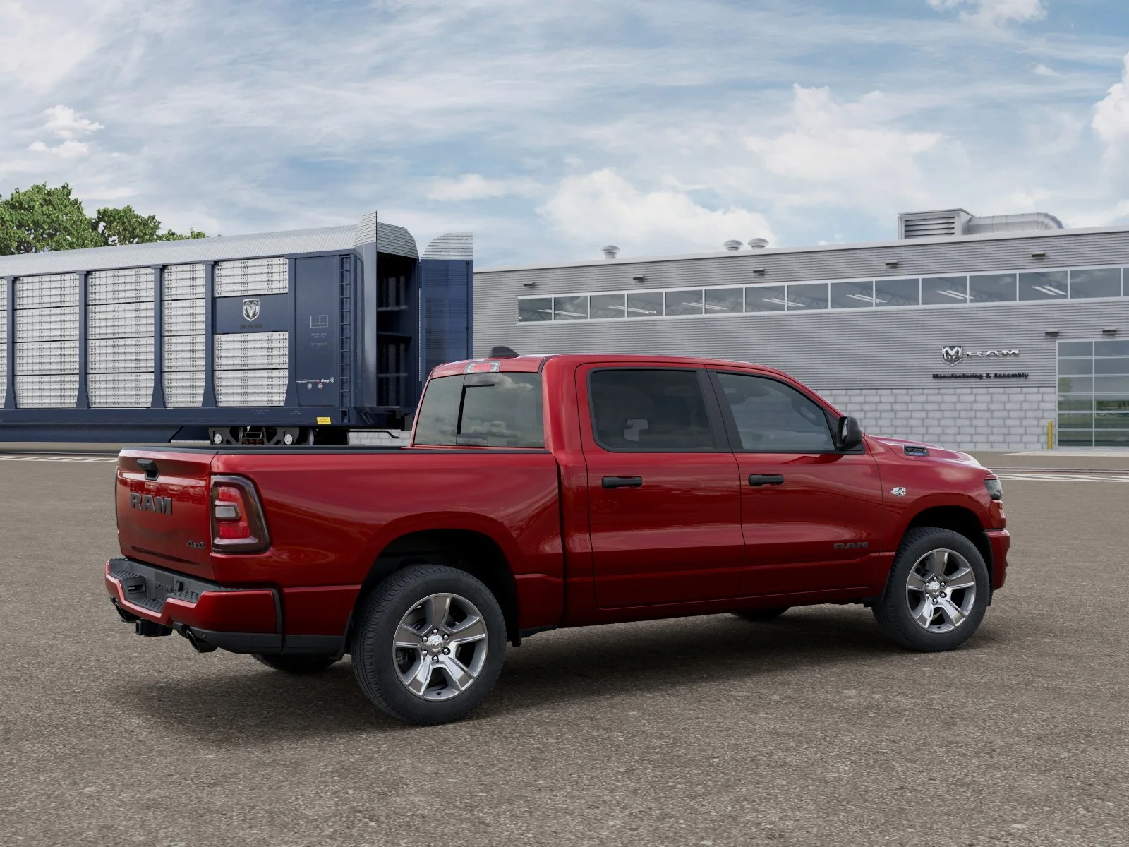 New 2026 Molten Red Pearl-Coat Exterior Paint RAM  image 2