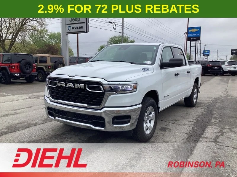 New 2026 Bright White Clear-Coat Exterior Paint RAM Tradesman image 3