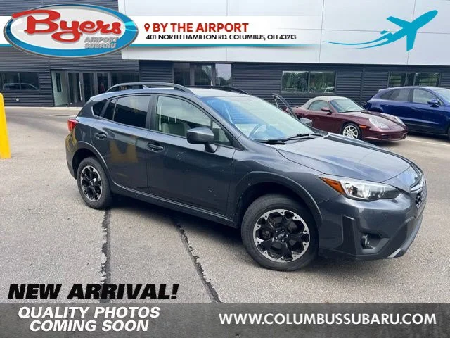 Used 2021 Magnetite Gray Metallic Subaru Premium image 1