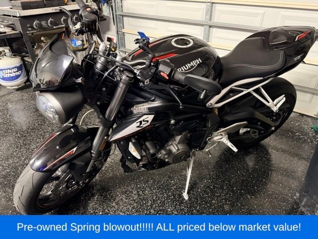 Used 2018 Black Triumph motorcycle image 15