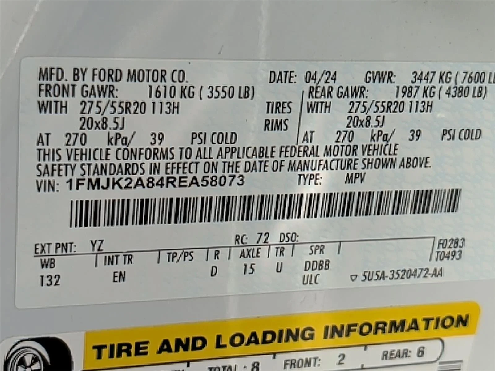 Used 2024 Oxford White Ford Limited image 42