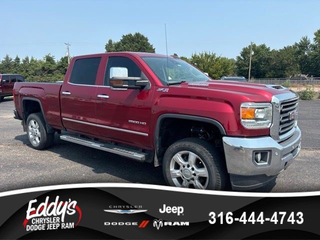 Used 2018 Red Quartz Tintcoat GMC SLT image 1