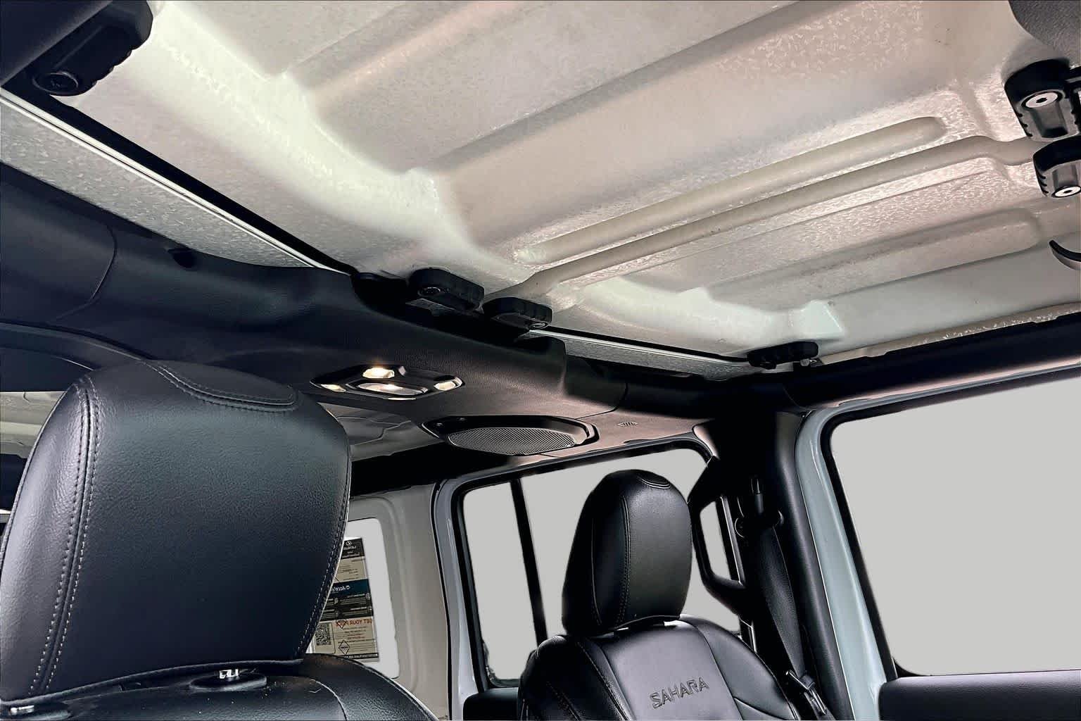 Used 2023 Bright White Clearcoat Jeep Sahara image 13