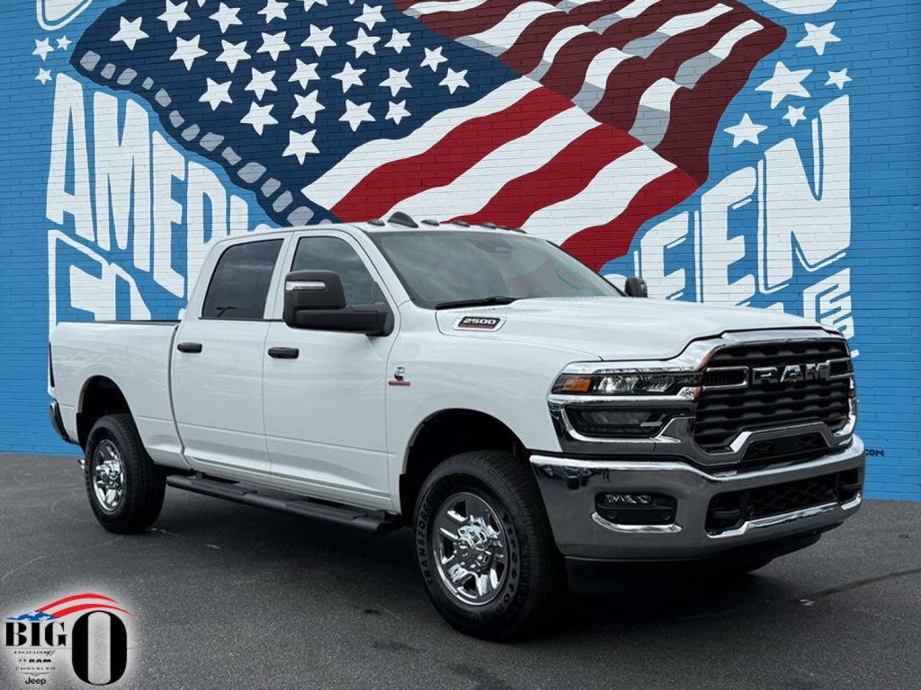 New 2026 Bright White Clear-Coat Exterior Paint RAM Tradesman Crew Cab 4x4 6