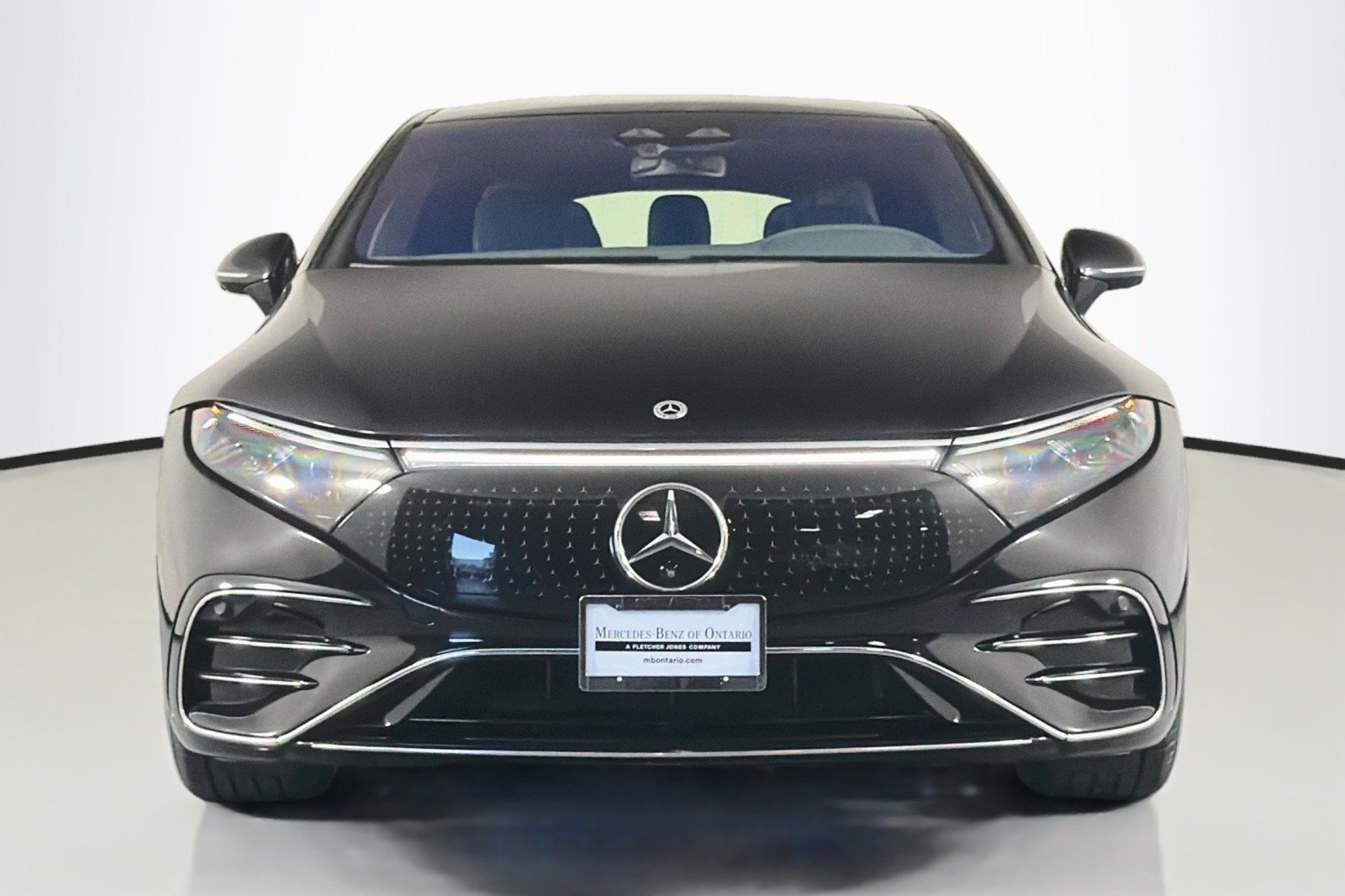 Certified Used 2023 Obsidian Black Metallic Mercedes-Benz EQS 450 image 2