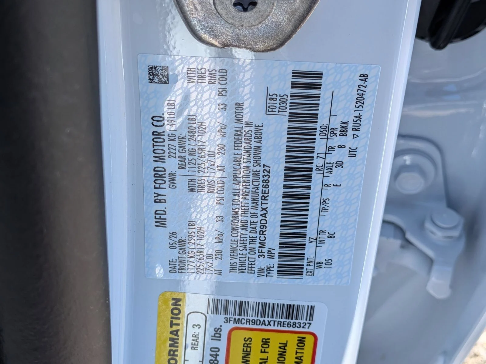 New 2026 Oxford White Ford Badlands® image 30