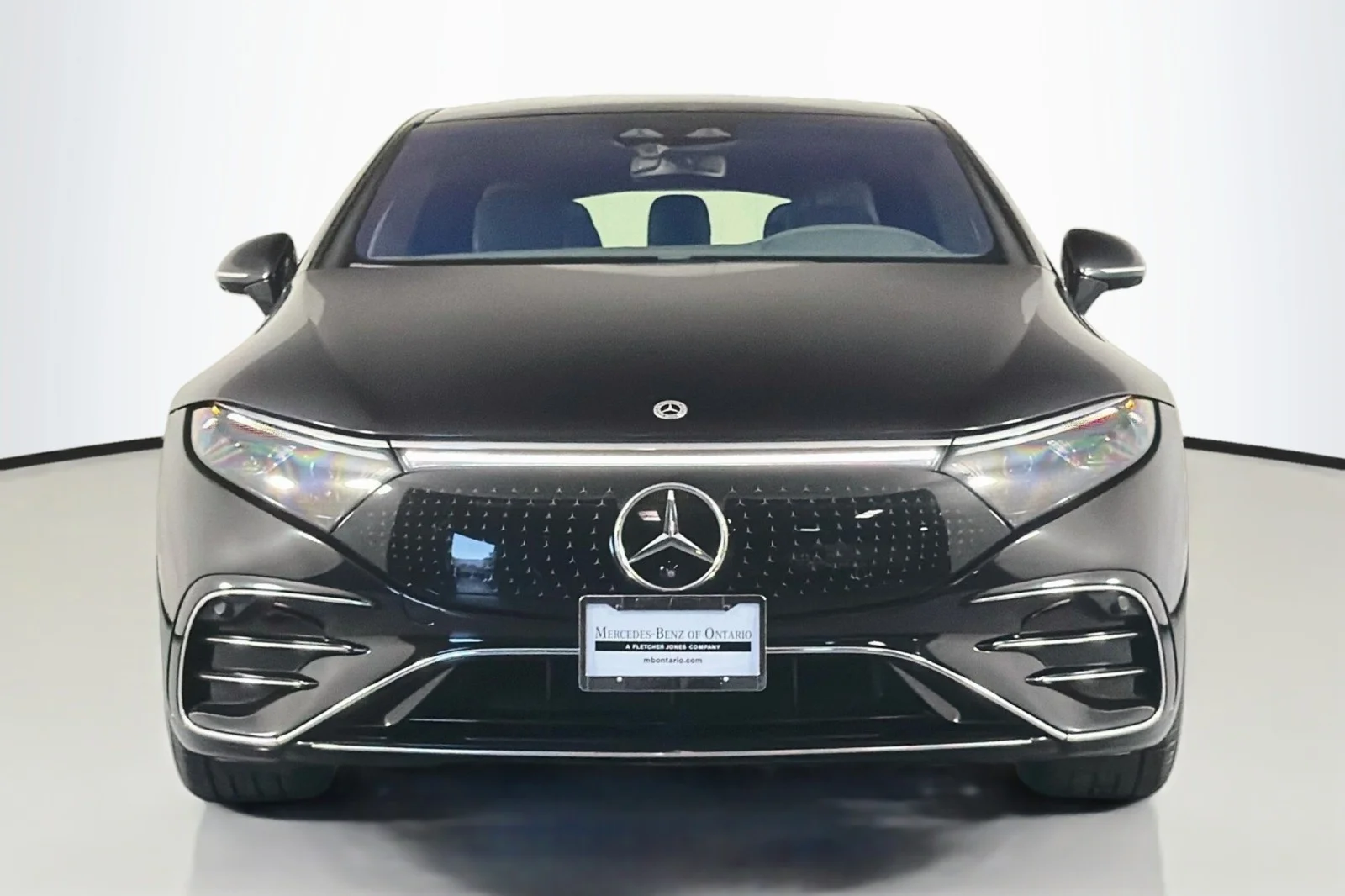 Certified Used 2023 Obsidian Black Metallic Mercedes-Benz EQS 450 image 2
