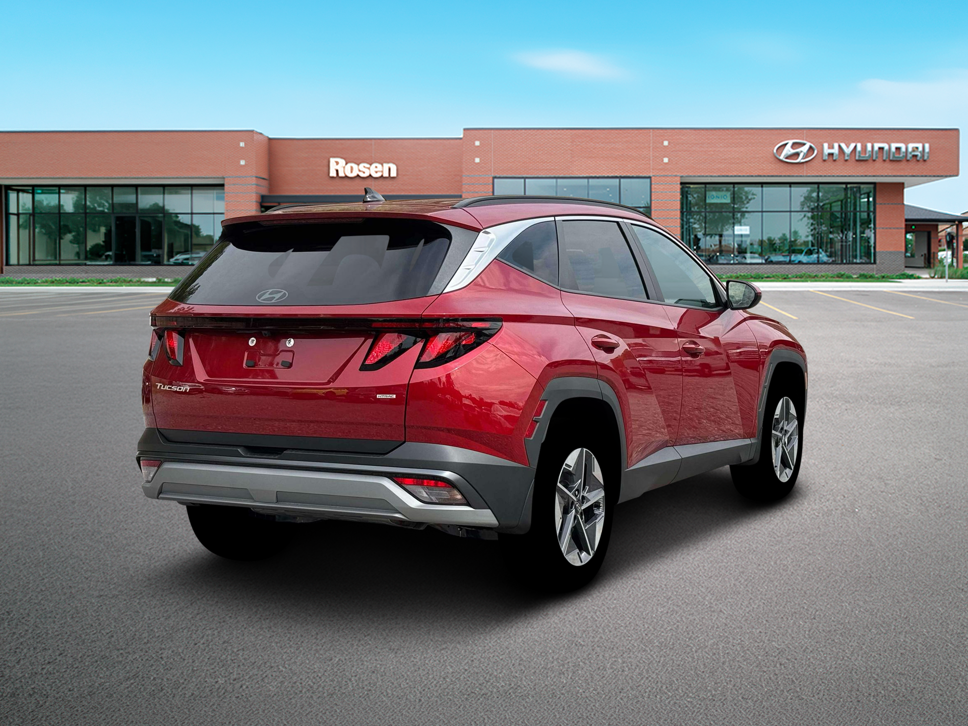 New 2026 Red Hyundai SEL AWD image 7