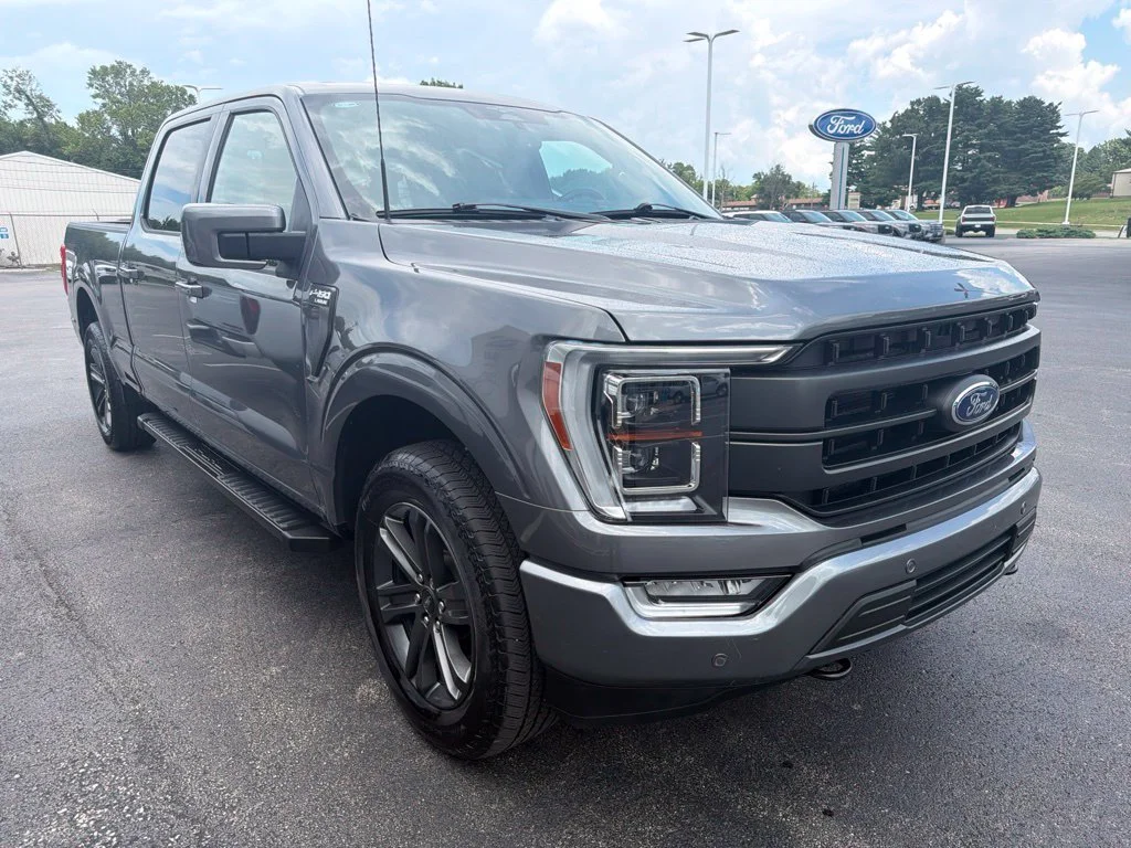 Used 2023 Carbonized Gray Metallic Ford Lariat image 6
