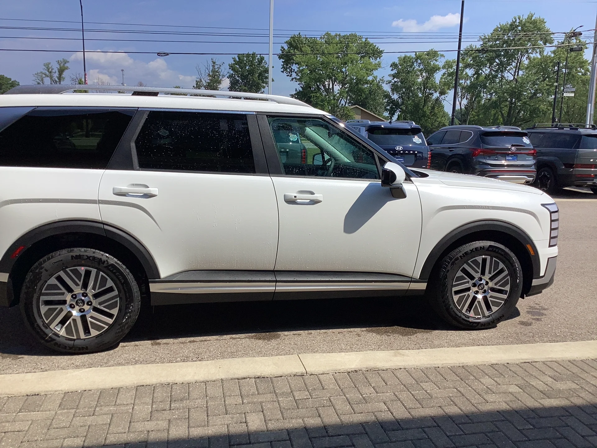 New 2026 Creamy White Pearl Hyundai SEL 7P image 5