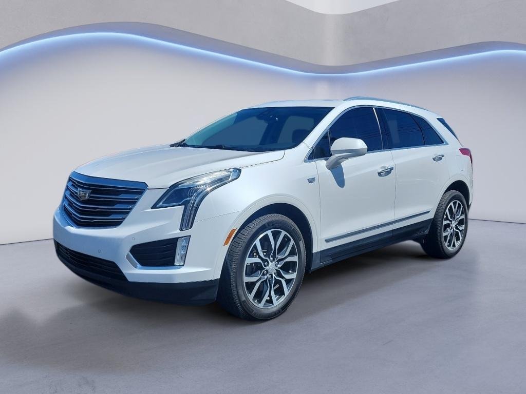 Used 2019 Crystal White Tricoat Cadillac Premium Luxury AWD image 1