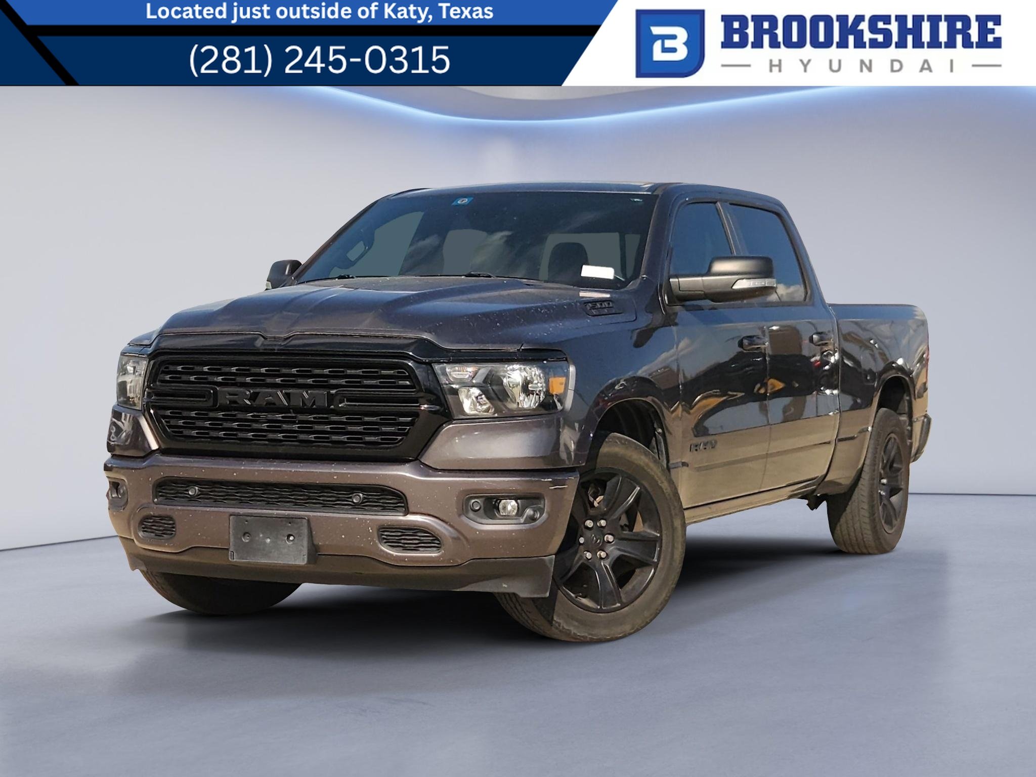 Used 2022 Granite Crystal Metallic Clearcoat Ram Lone Star image 1