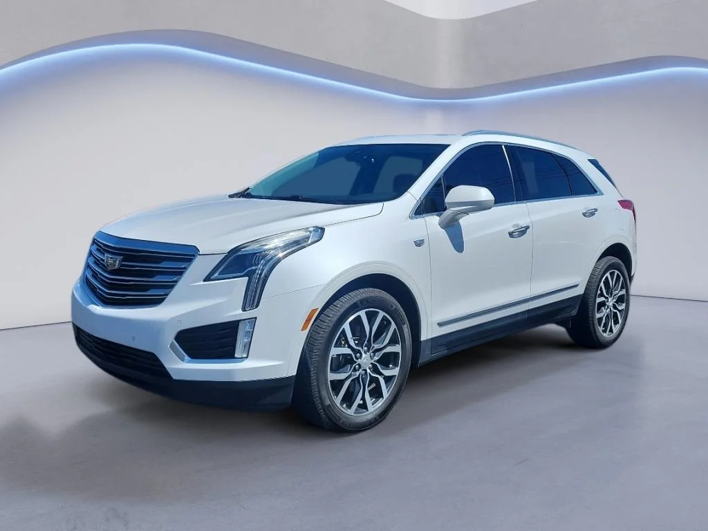 Used 2019 Crystal White Tricoat Cadillac Premium Luxury AWD image 1