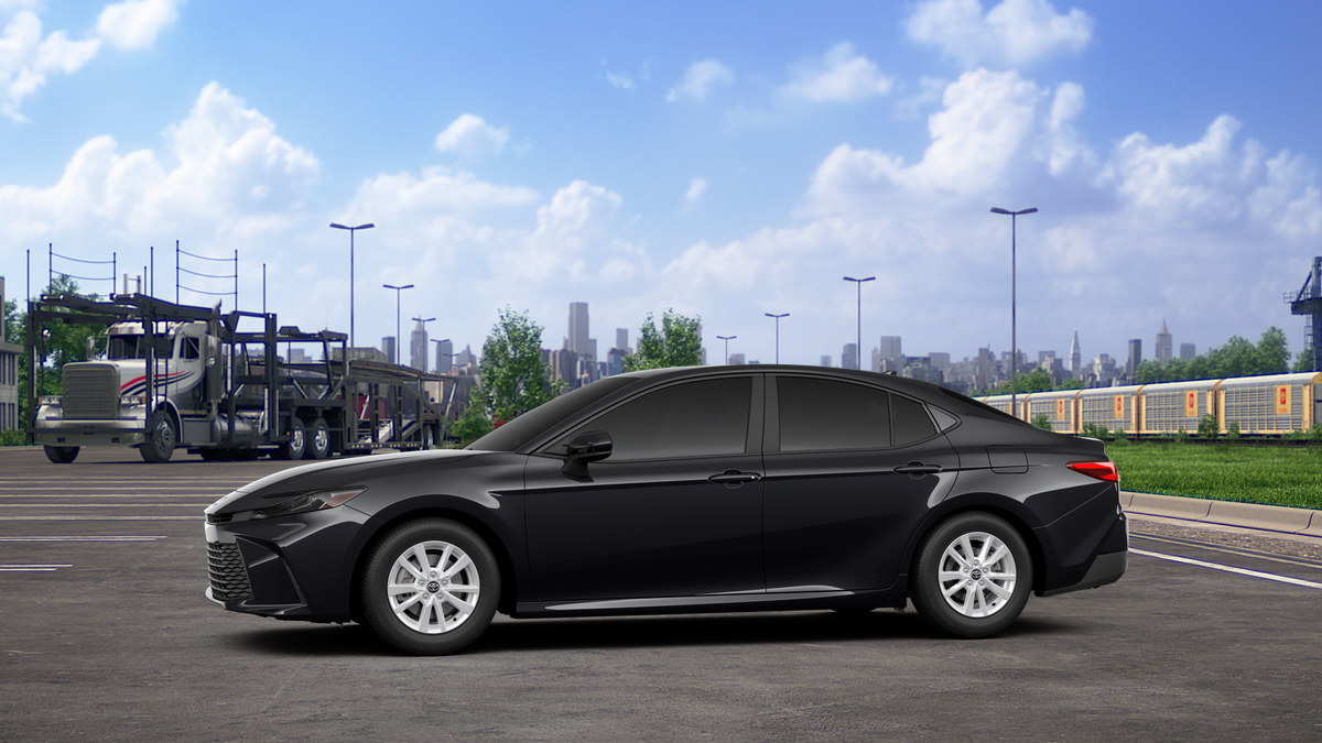 New 2026 Midnight Black Metallic Toyota LE image 3